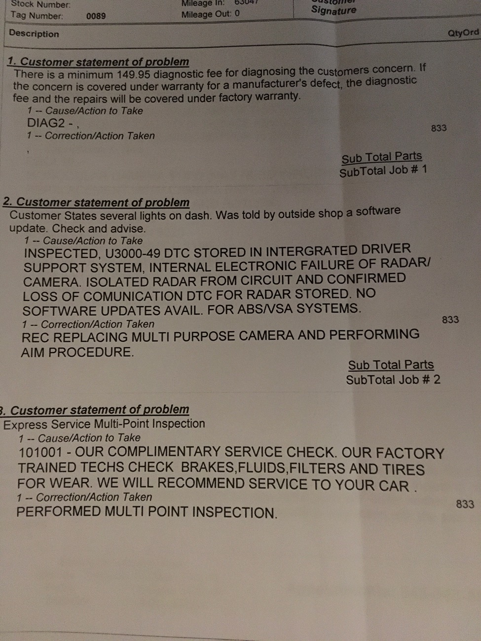 Honda Civic 10th gen 2016 Honda civic safety systems not working ( lights on dash ) image
