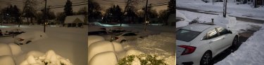 Honda Civic 10th gen clearing snow without scratching paint Digout