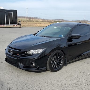 2020 Civic Si Matte Black Rims | 2016+ Honda Civic Forum (10th Gen ...