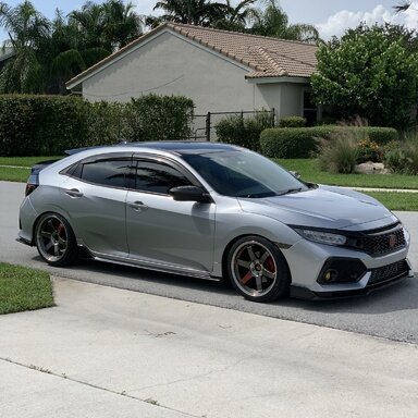 Rally Armor Mudflaps on lowered hatch | 2016+ Honda Civic Forum (10th ...