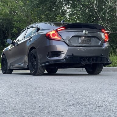 2019 Civic Touring Sedan rear diffusers? | 2016+ Honda Civic Forum ...